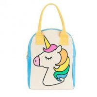 Sac à lunch licorne en coton biologique Fluf